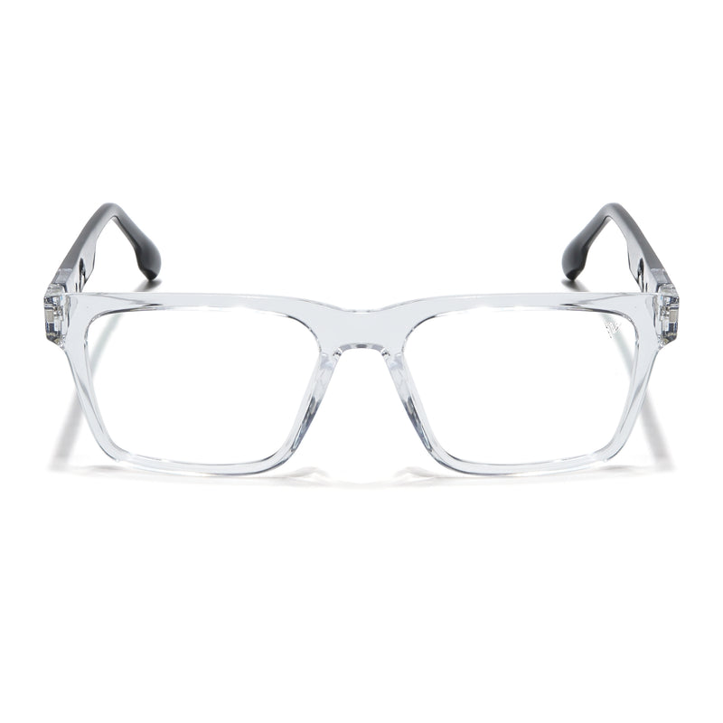 Voyage Visionary Select Transparent Square Eyeglasses for Men & Women (2047SLMG6397-C3)