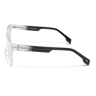 Voyage Visionary Select Transparent Square Eyeglasses for Men & Women (2047SLMG6397-C3)