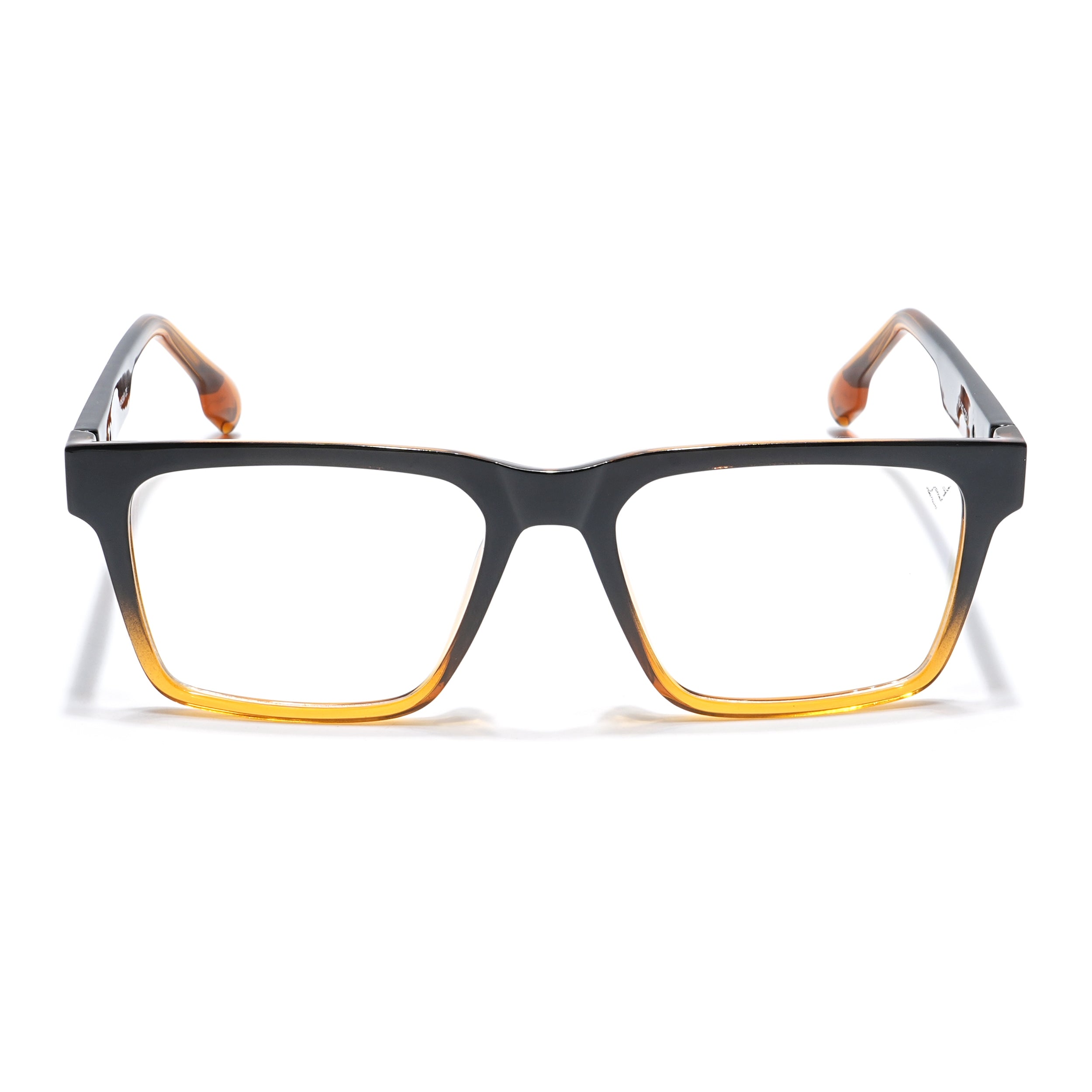 Voyage Visionary Select Black & Brown Square Eyeglasses for Men & Women (2047SLMG6399-C5)