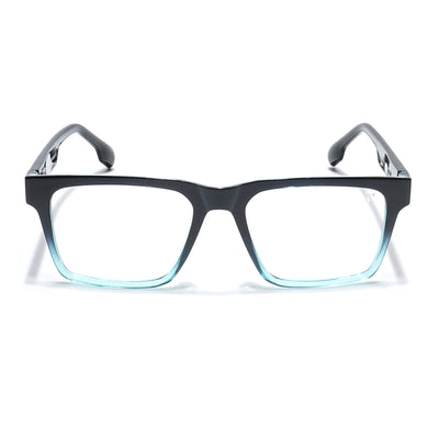 Voyage Visionary Select Black & Light Blue Square Eyeglasses for Men & Women (2047SLMG6400-C6)