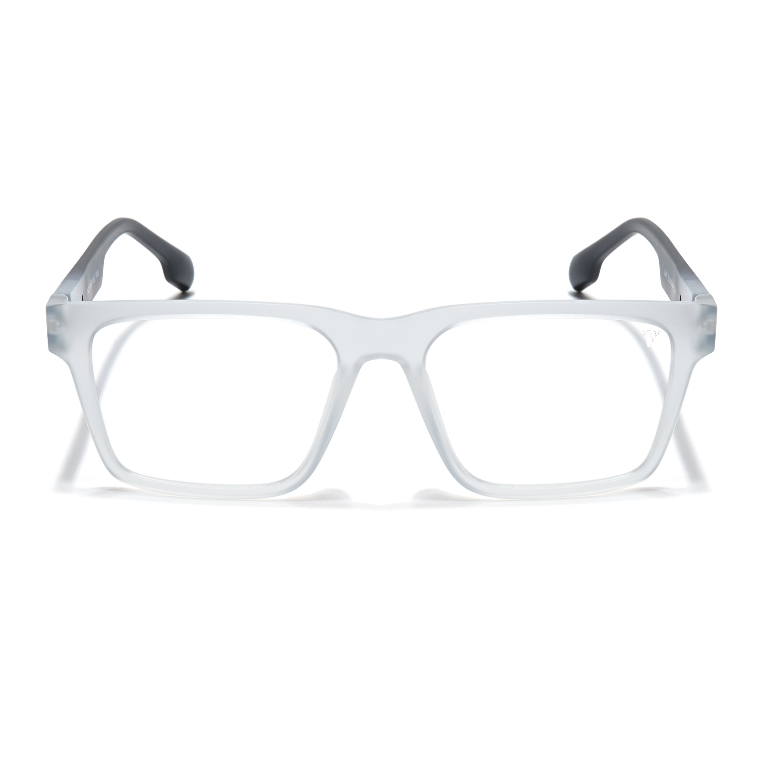 Voyage Visionary Select Matt Transparent Square Eyeglasses for Men & Women (2047SLMG6402-C8)