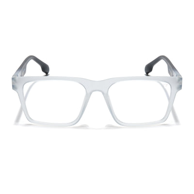 Voyage Visionary Select Matt Transparent Square Eyeglasses for Men & Women (2047SLMG6402-C8)