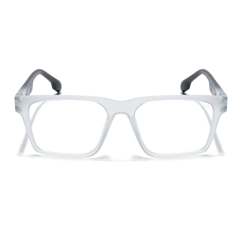 Voyage Visionary Select Matt Transparent Square Eyeglasses for Men & Women (2047SLMG6402-C8)