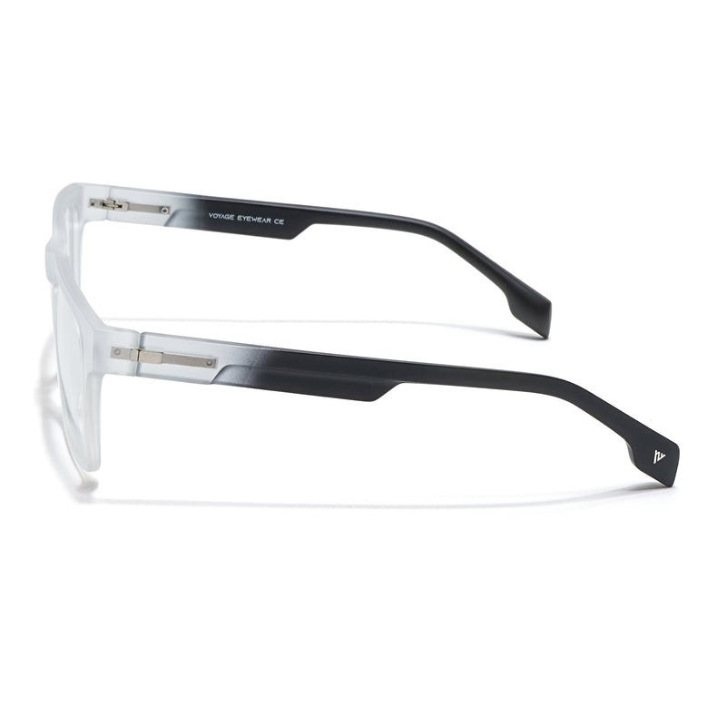 Voyage Visionary Select Matt Transparent Square Eyeglasses for Men & Women (2047SLMG6402-C8)