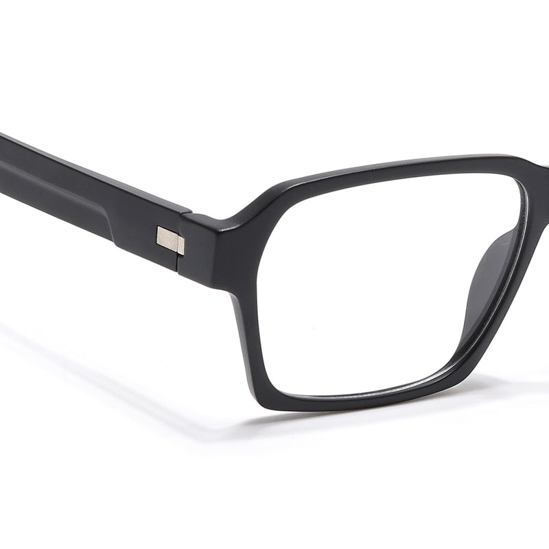 Voyage Visionary Select Matt Black Square Eyeglasses for Men & Women (2048SLMG6468-C1)