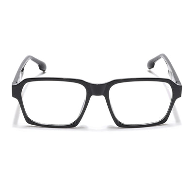 Voyage Visionary Select Shine Black Square Eyeglasses for Men & Women (2048SLMG6469-C2)