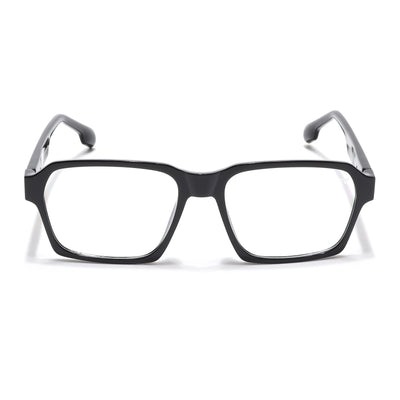 Voyage Visionary Select Shine Black Square Eyeglasses for Men & Women (2048SLMG6469-C2)