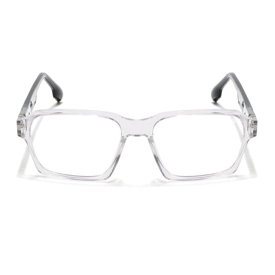 Voyage Visionary Select Transparent Square Eyeglasses for Men & Women (2048SLMG6470-C3)