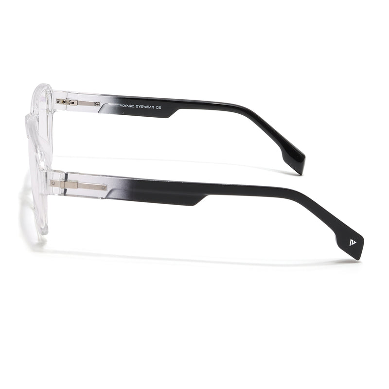 Voyage Visionary Select Transparent Square Eyeglasses for Men & Women (2048SLMG6470-C3)