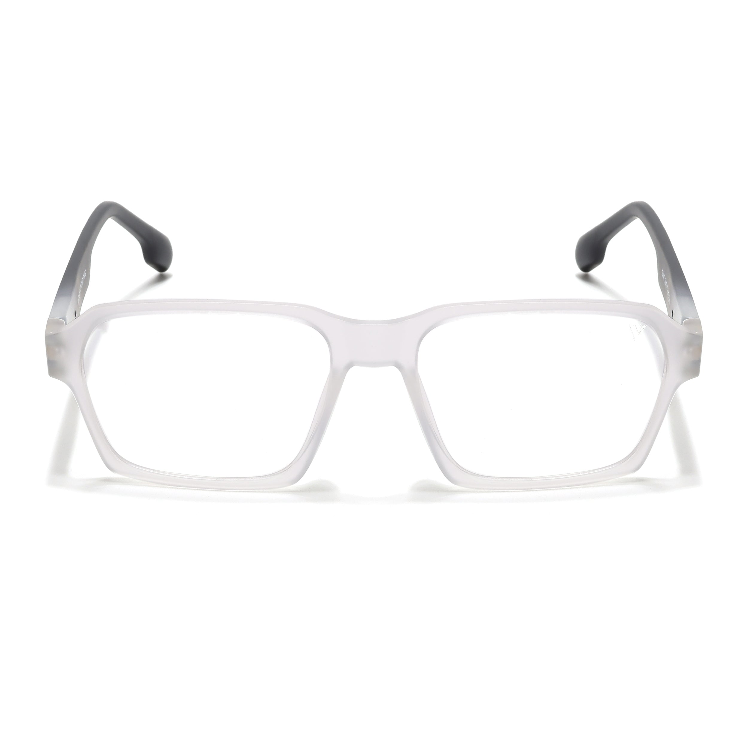 Voyage Visionary Select Matt Transparent Square Eyeglasses for Men & Women (2048SLMG6472-C5)