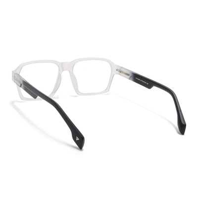 Voyage Visionary Select Matt Transparent Square Eyeglasses for Men & Women (2048SLMG6472-C5)