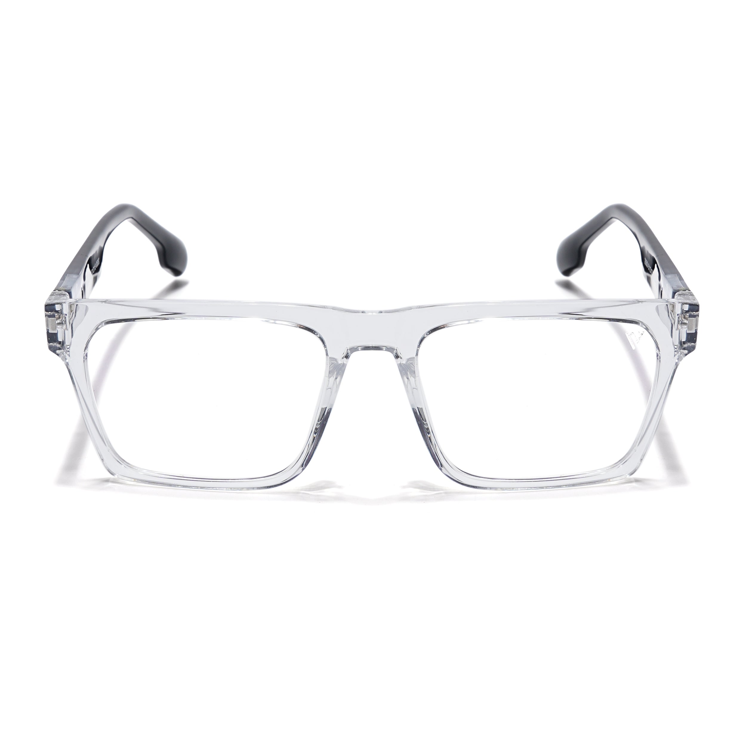 Voyage Visionary Select Trasnsparent Square Eyeglasses for Men & Women (2050SLMG6407-C2)