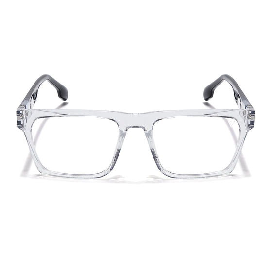 Voyage Visionary Select Trasnsparent Square Eyeglasses for Men & Women (2050SLMG6407-C2)
