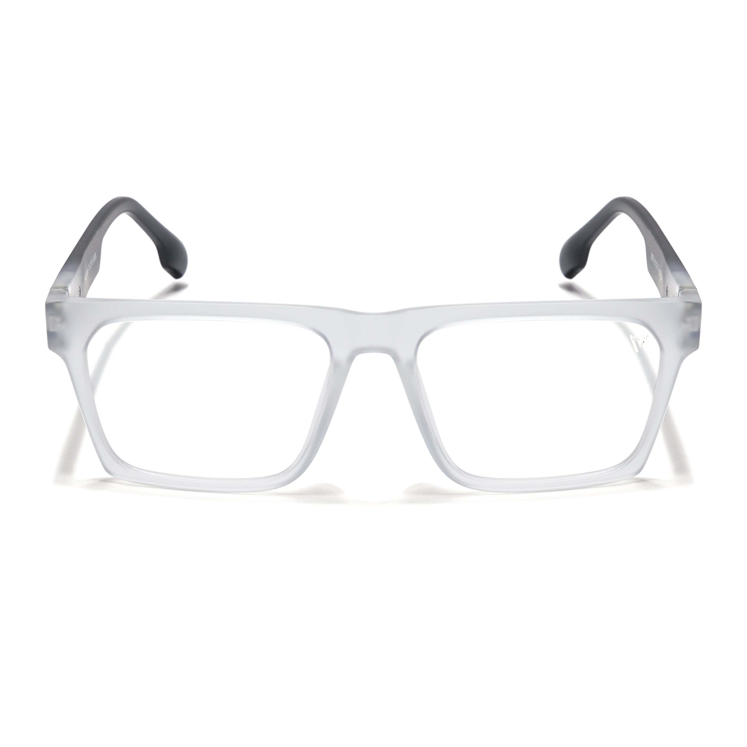 Voyage Visionary Select Matt Trasnsparent Square Eyeglasses for Men & Women (2050SLMG6408-C3)