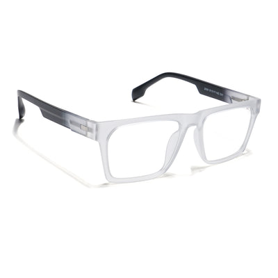 Voyage Visionary Select Matt Trasnsparent Square Eyeglasses for Men & Women (2050SLMG6408-C3)