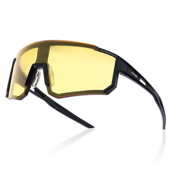 Drift Sunglasses (Yellow Lens | Black Frame - MG5618)