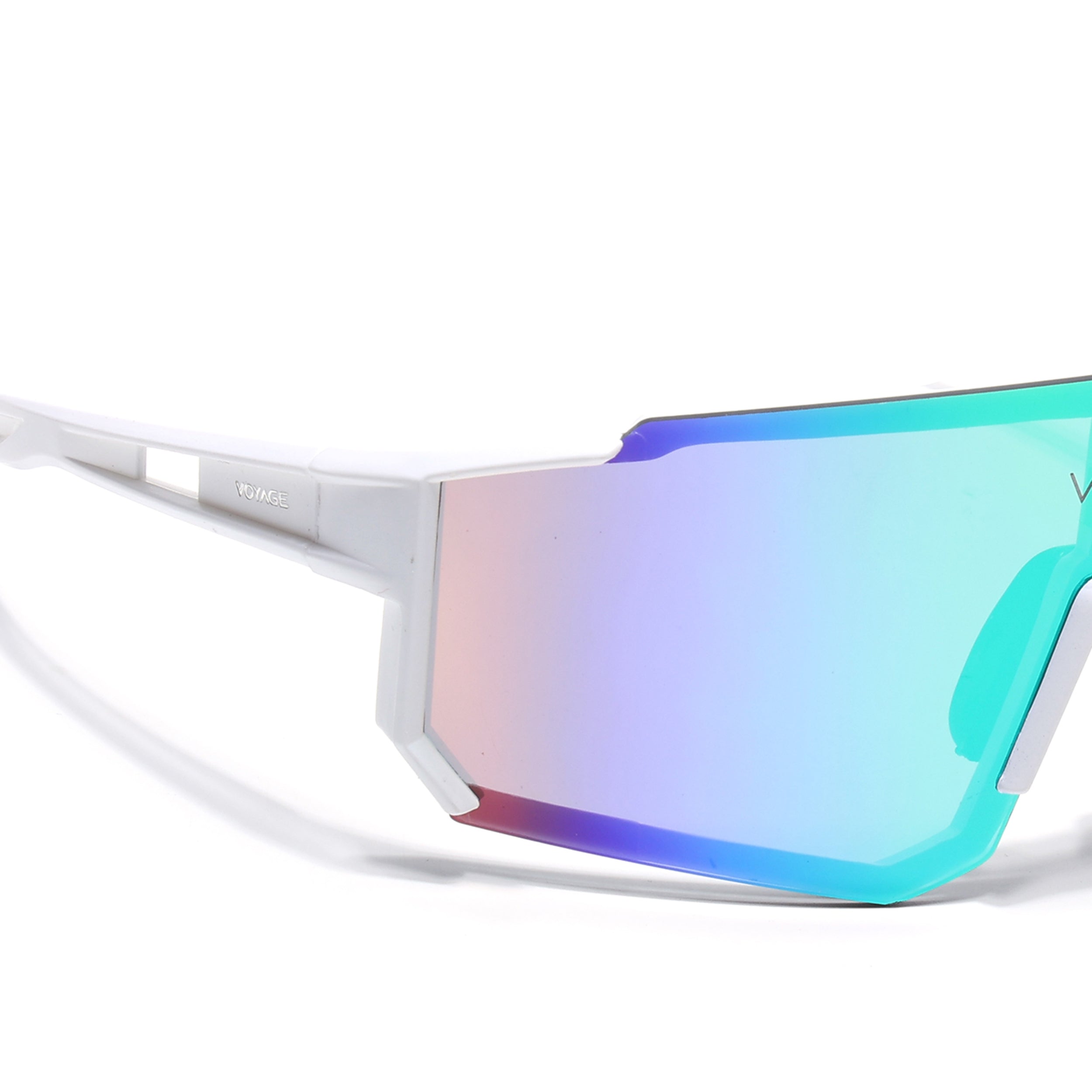 Drift Sunglasses (Multicolor Lens | White Frame - MG5623)
