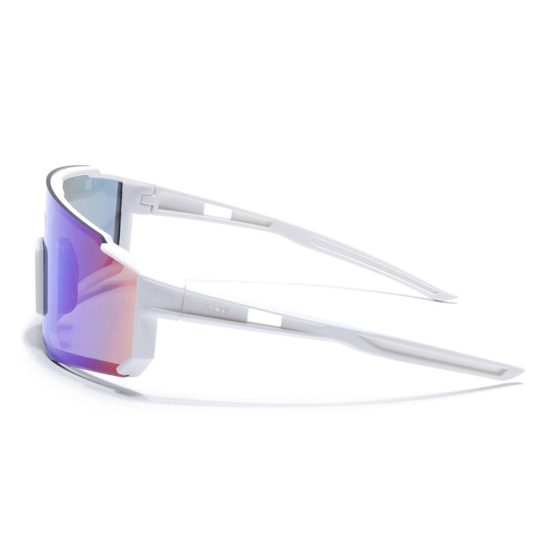 Drift Sunglasses (Multicolor Lens | White Frame - MG5623)