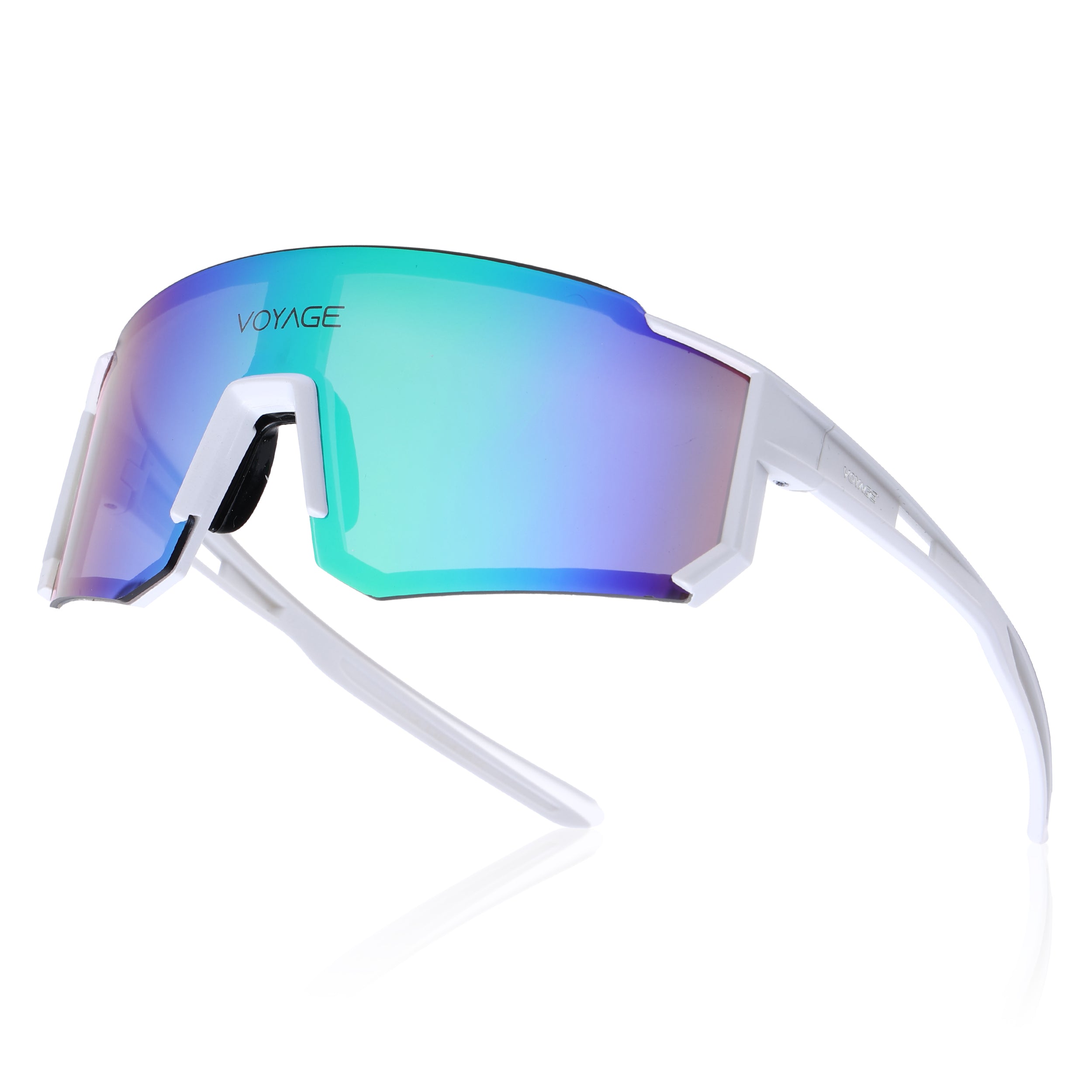 Drift Sunglasses (Multicolor Lens | White Frame - MG5623)