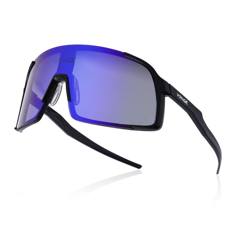 Drift Sunglasses (Blue Lens | Black Frame - MG5627)