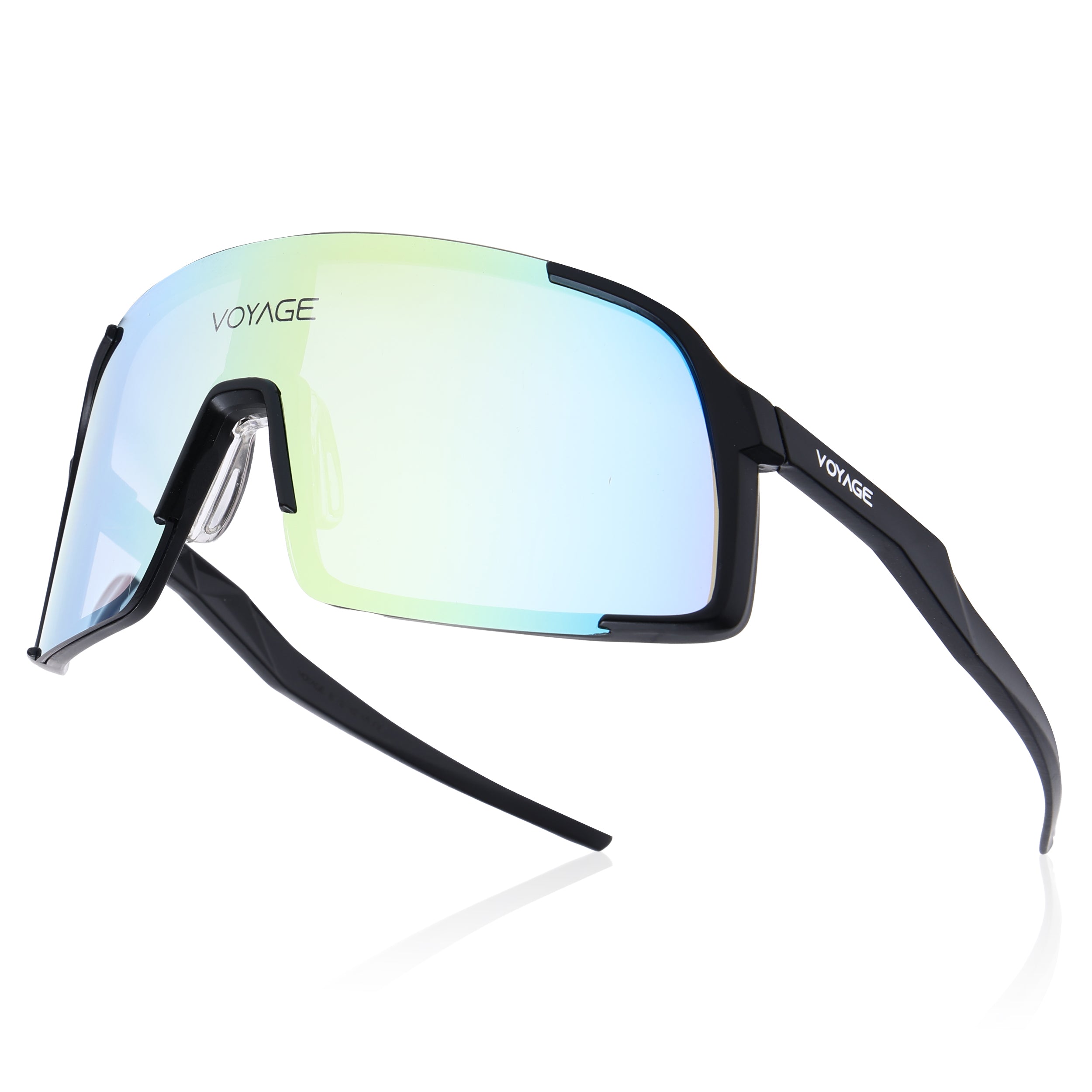 Drift Sunglasses (Multicolor Lens | Black Frame - MG5629)