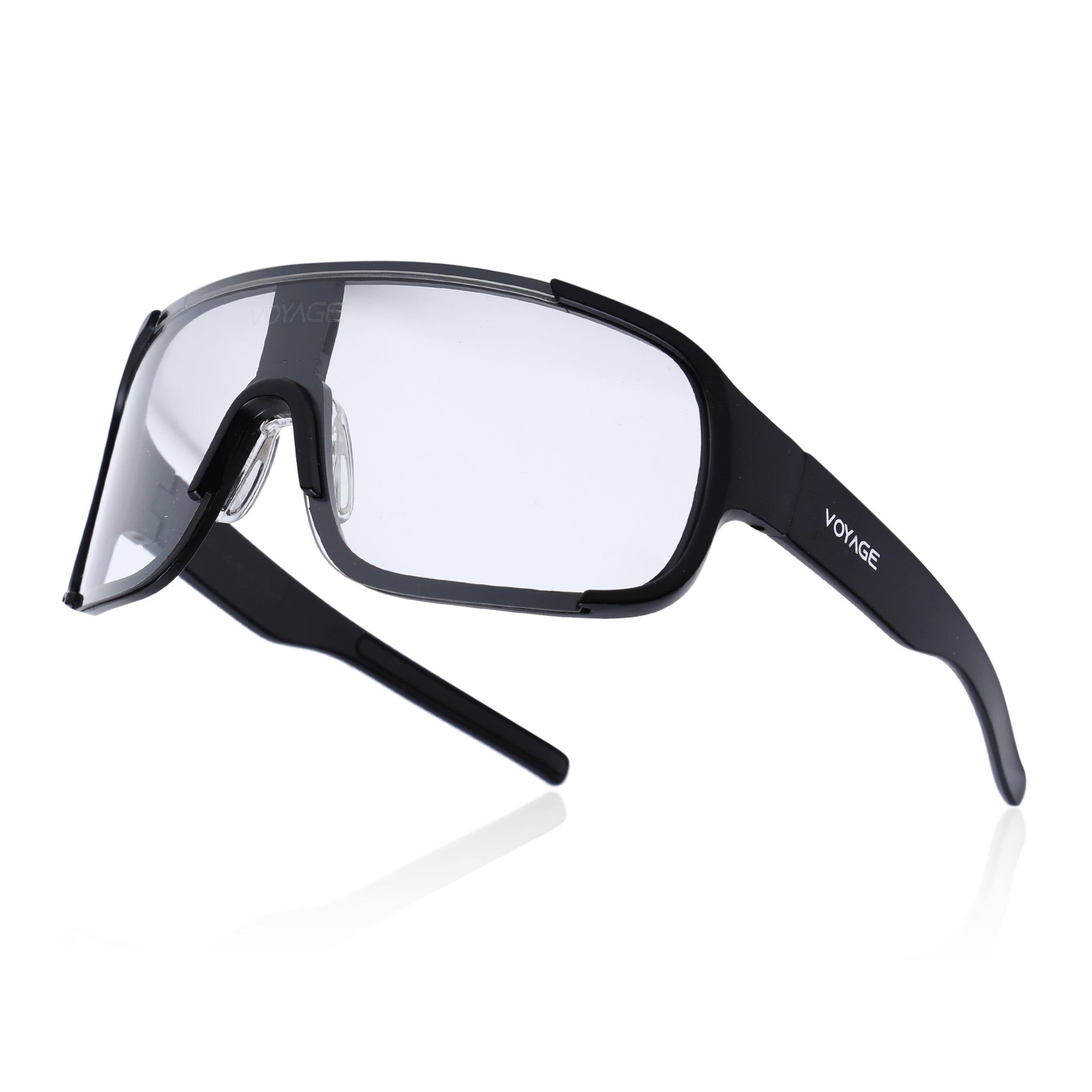 Drift Sunglasses (Clear Lens | Black Frame - MG5515)