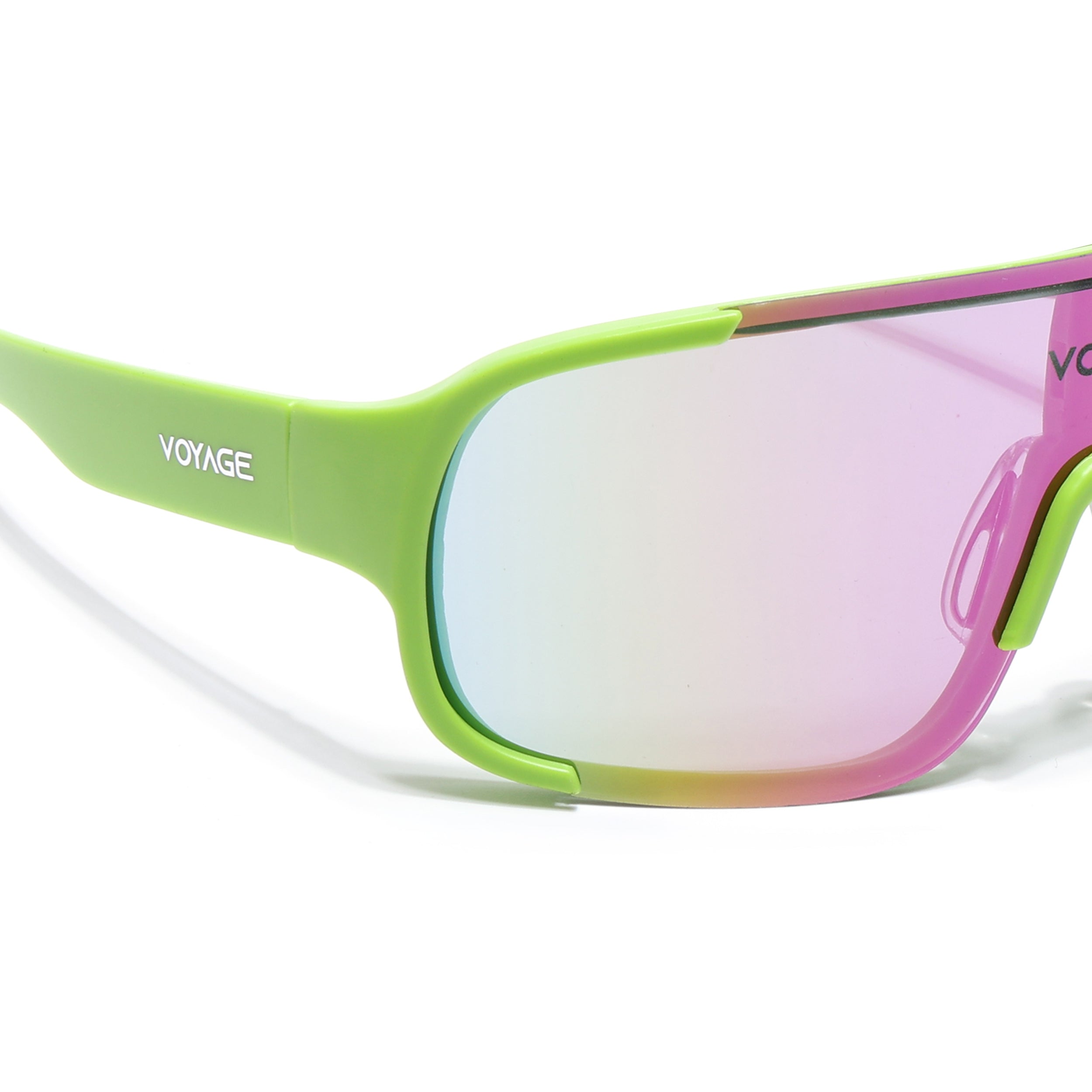 Drift Sunglasses (Multicolor Lens | Green Frame - MG5518)