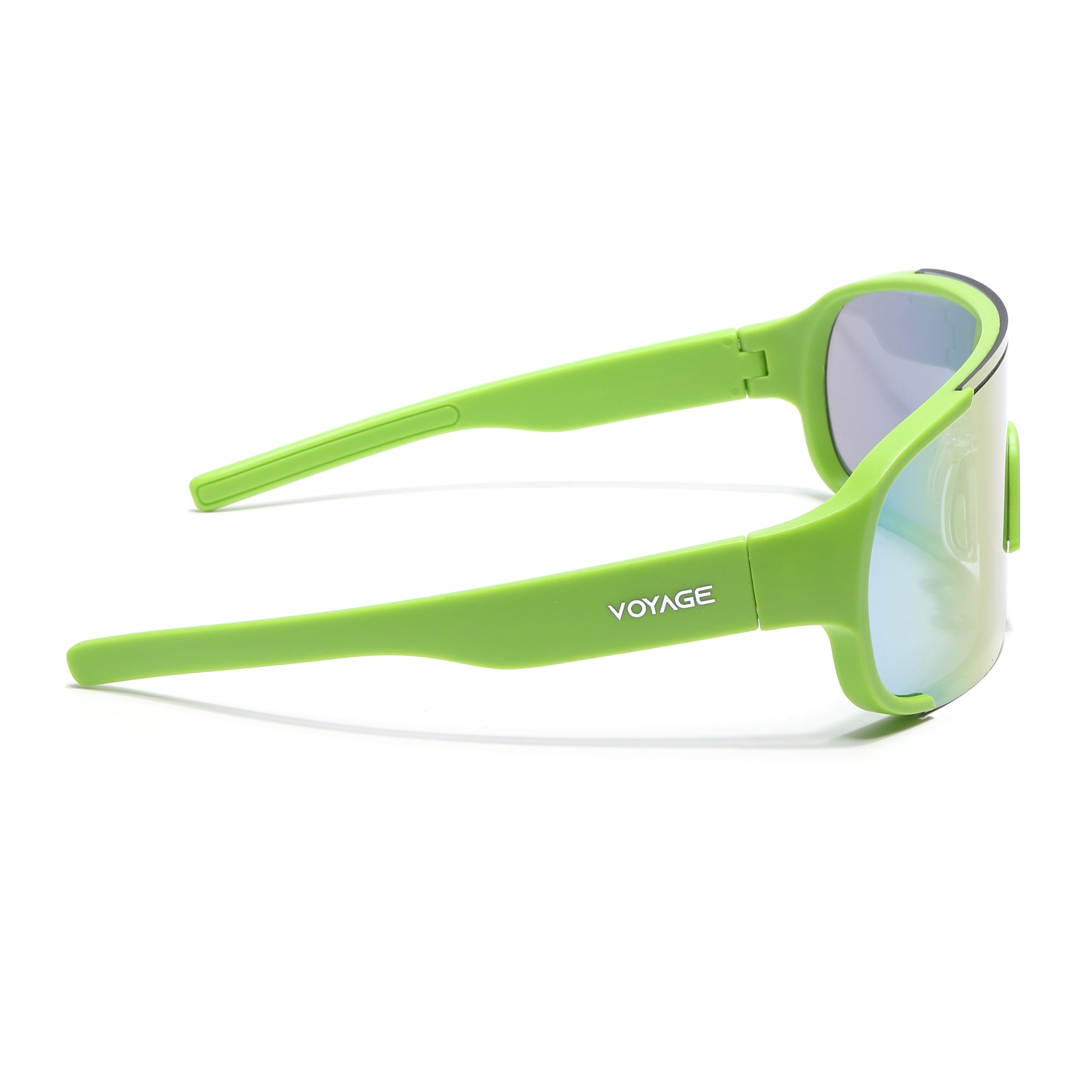 Drift Sunglasses (Multicolor Lens | Green Frame - MG5518)