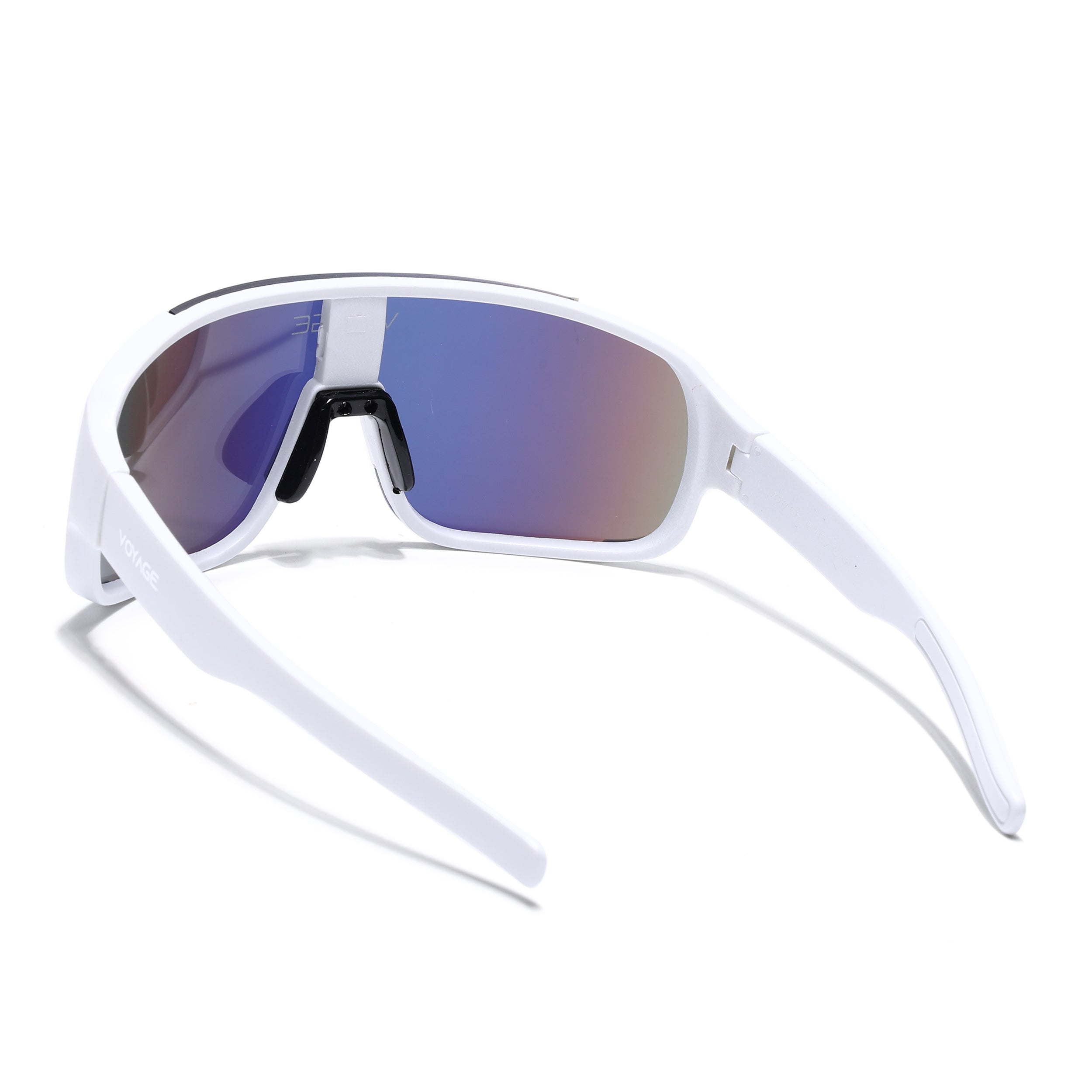 Drift Sunglasses (Multicolor Lens | White Frame - MG5519)