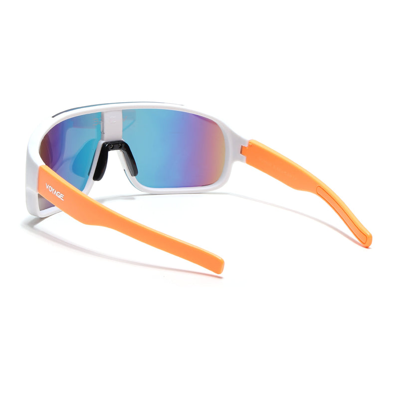 Drift Sunglasses (Multicolor Lens | White Frame - MG5521)