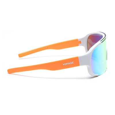 Drift Sunglasses (Multicolor Lens | White Frame - MG5521)