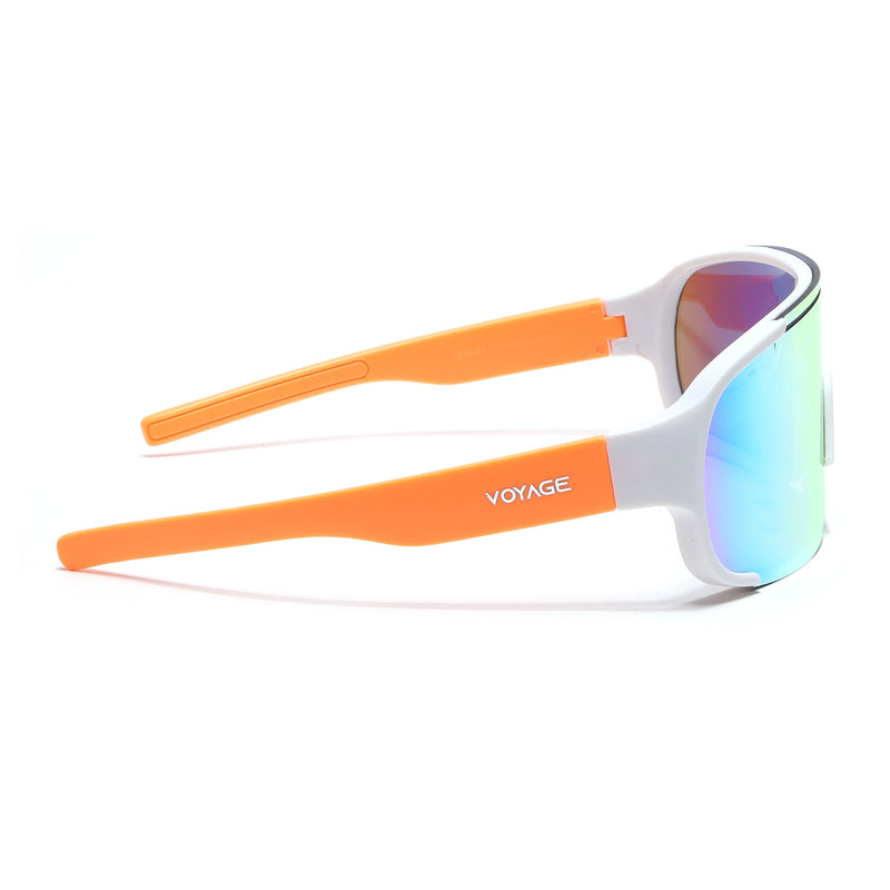 Drift Sunglasses (Multicolor Lens | White Frame - MG5521)