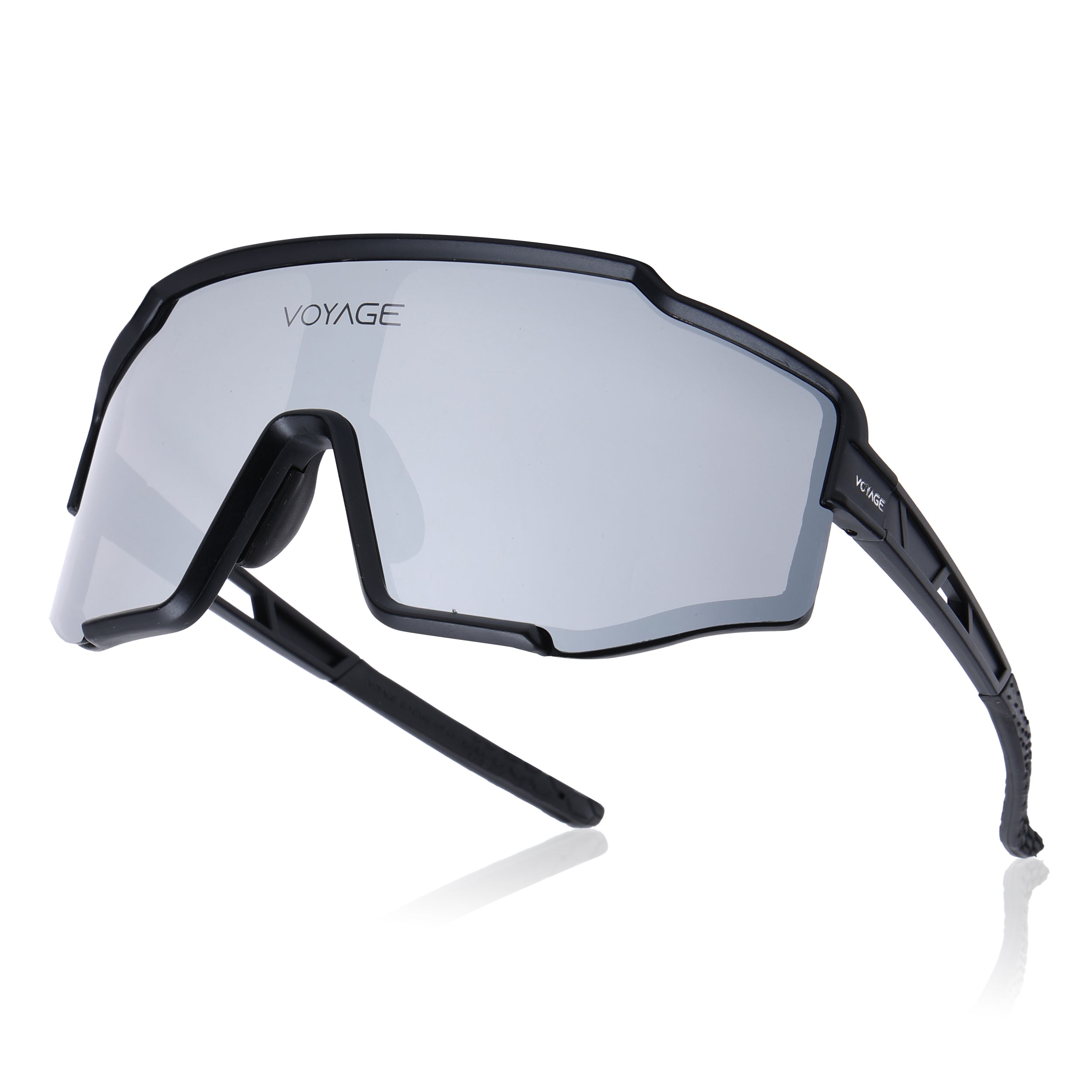 Drift Sunglasses (Silver Lens | Black Frame - MG5525)