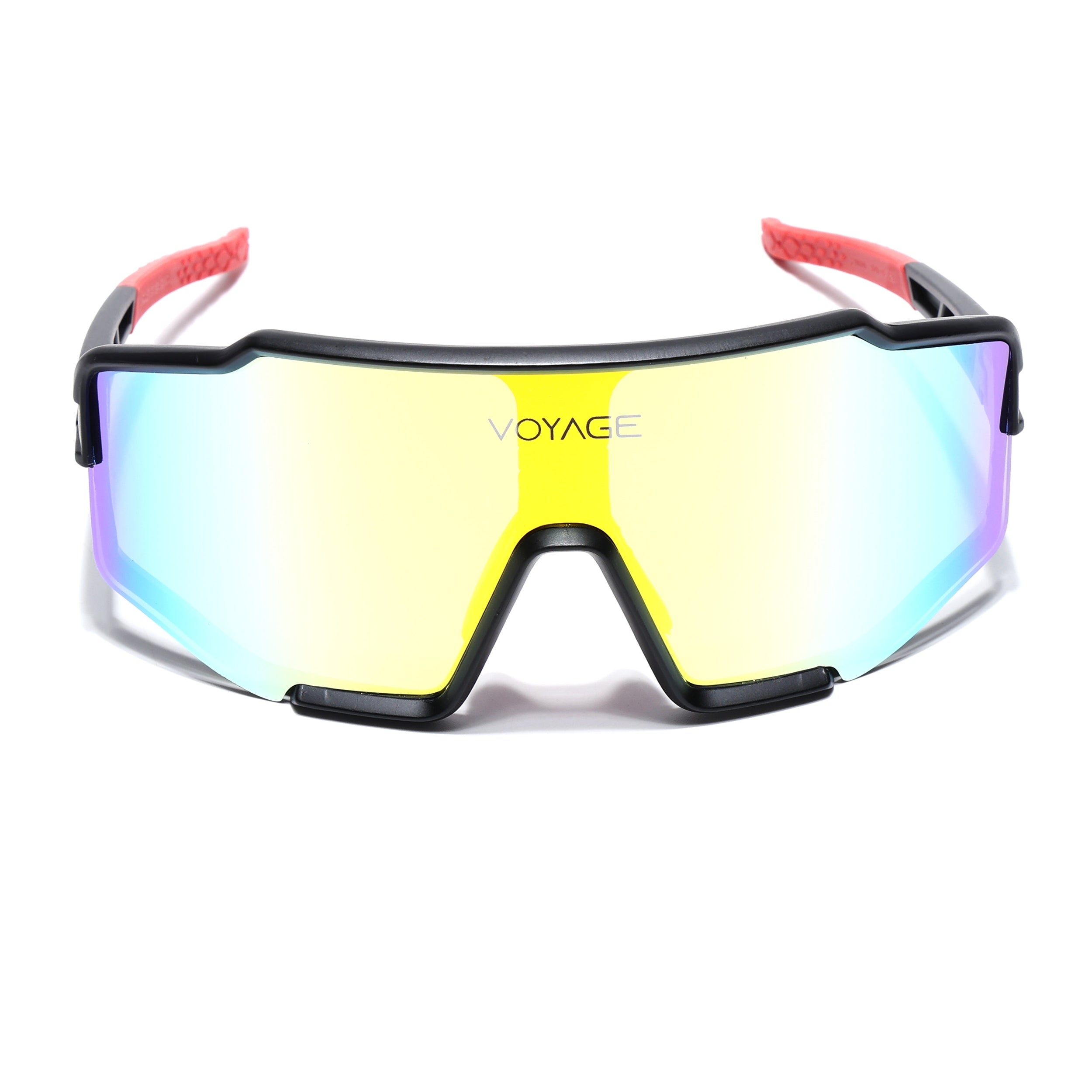 Drift Sunglasses (Multicolor Lens | Black Frame - MG5526)