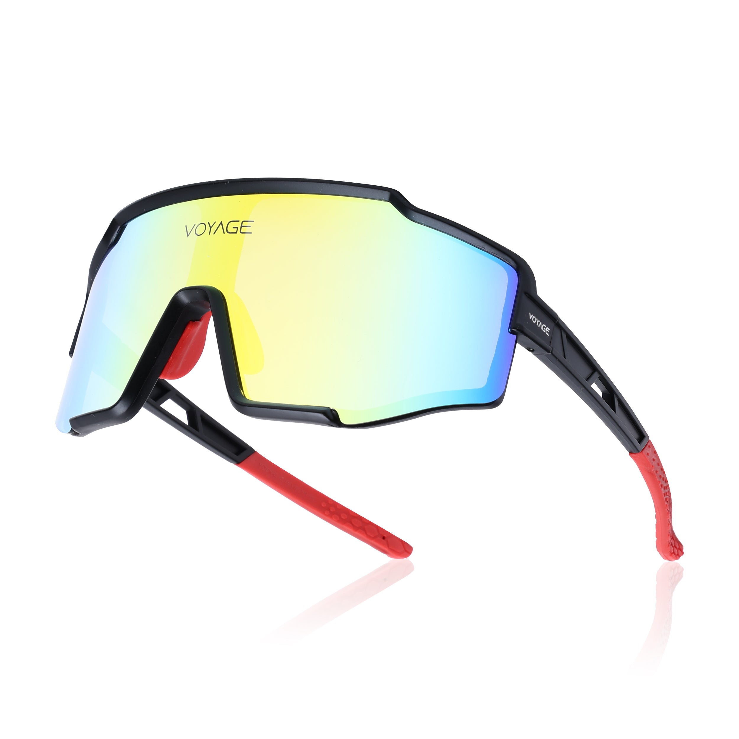 Drift Sunglasses (Multicolor Lens | Black Frame - MG5526)