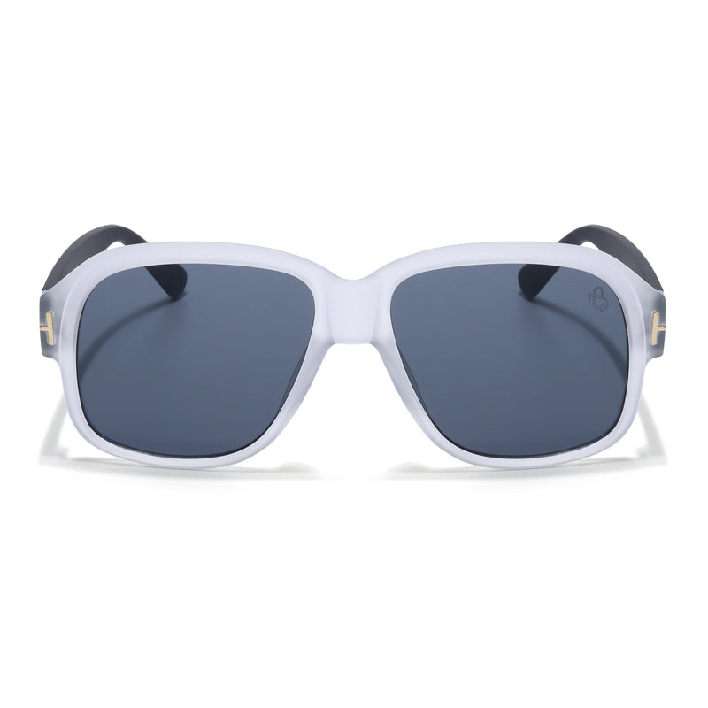 Eyejack Grey Wayfarer Sunglasses for Men & Women (21034CL1061)