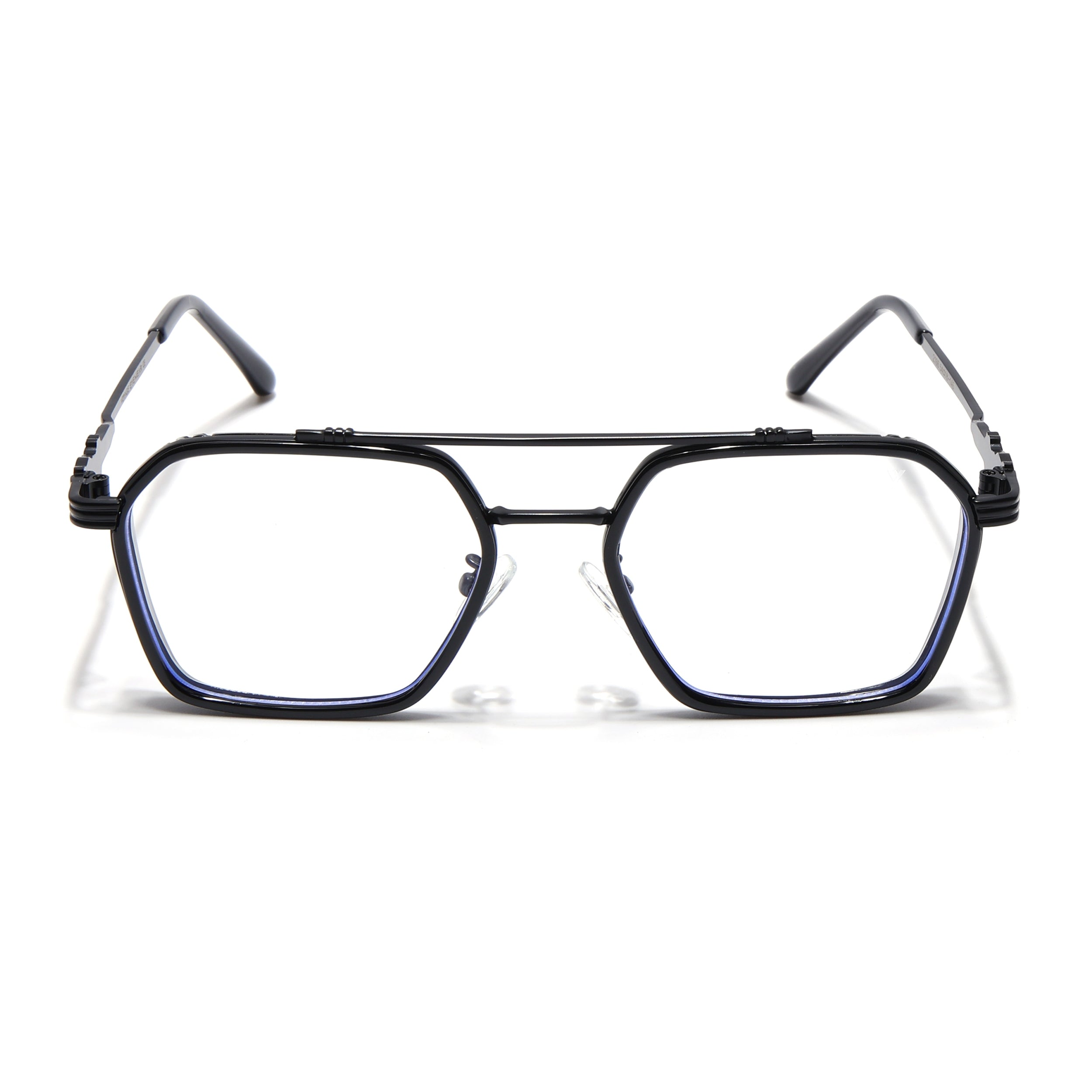 Voyage Black Wayfarer Eyeglasses for Men & Women (2166MG5260-C1)