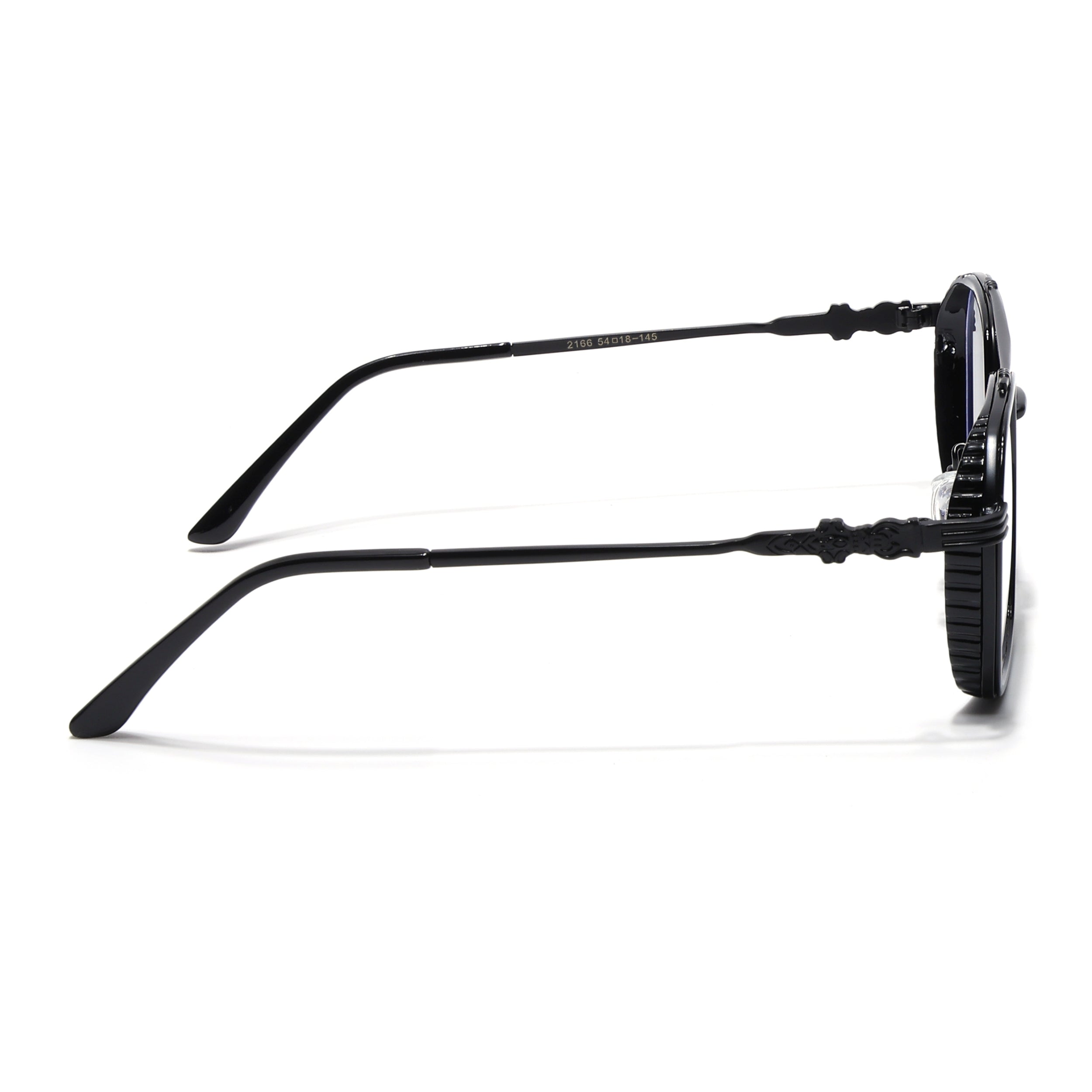 Voyage Black Wayfarer Eyeglasses for Men & Women (2166MG5260-C1)