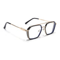 Voyage Black & Golden Wayfarer Eyeglasses for Men & Women (2166MG5261-C2)
