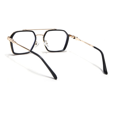 Voyage Black & Golden Wayfarer Eyeglasses for Men & Women (2166MG5261-C2)