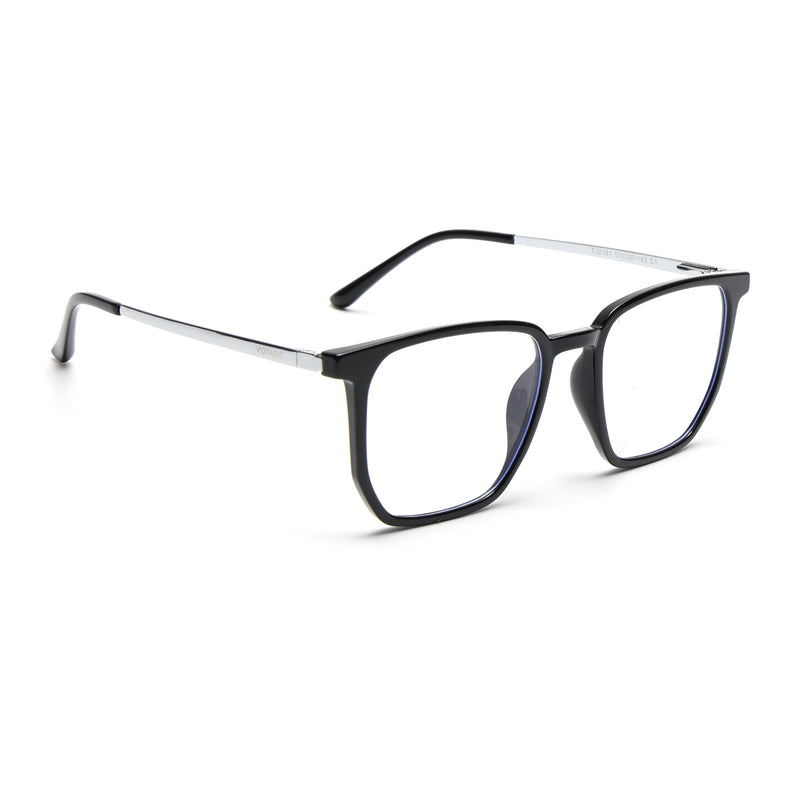 Voyage Black Wayfarer TR Clip-On Polarized Sunglasses for Men & Women (2181PMG4657-C1)