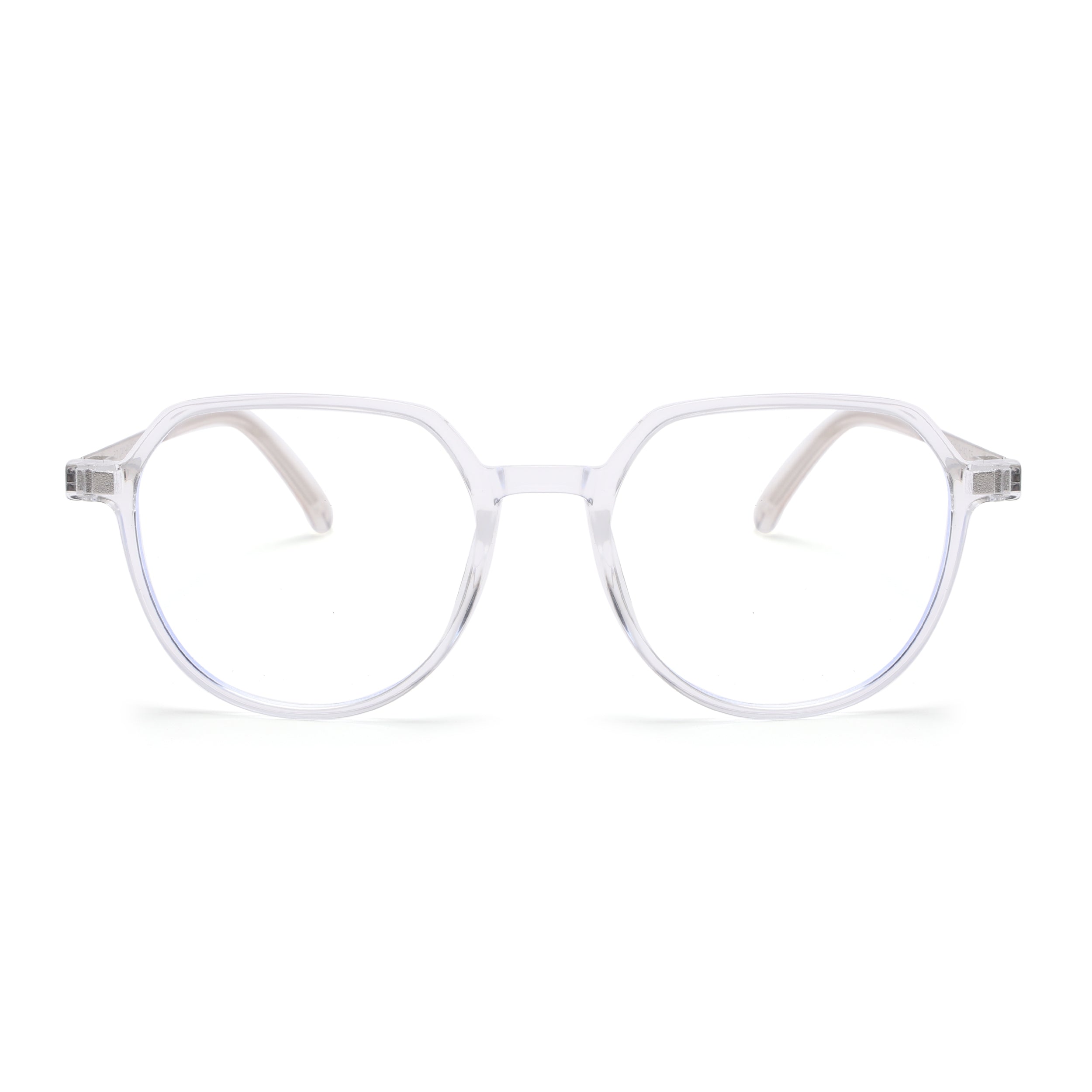 Voyage Transparent Wayfarer TR Clip-On Polarized Sunglasses for Men & Women (2182PMG4660-C2)