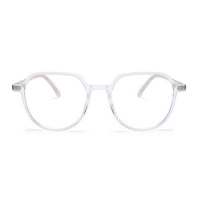 Voyage Transparent Wayfarer TR Clip-On Polarized Sunglasses for Men & Women (2182PMG4660-C2)