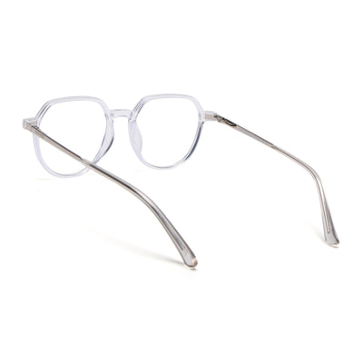 Voyage Transparent Wayfarer TR Clip-On Polarized Sunglasses for Men & Women (2182PMG4660-C2)