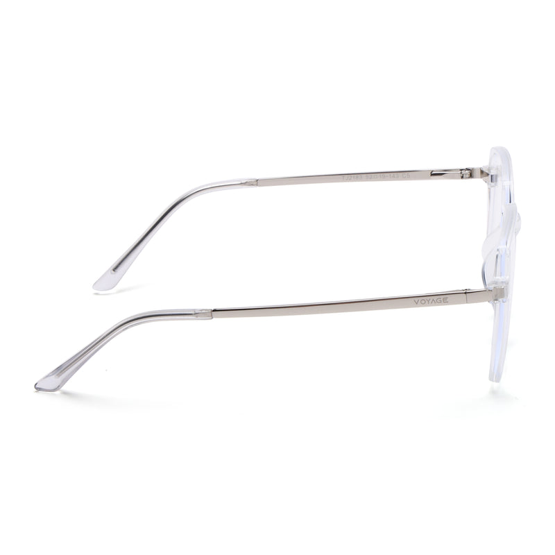 Voyage Transparent Wayfarer TR Clip-On Polarized Sunglasses for Men & Women (2183PMG4662-C2)