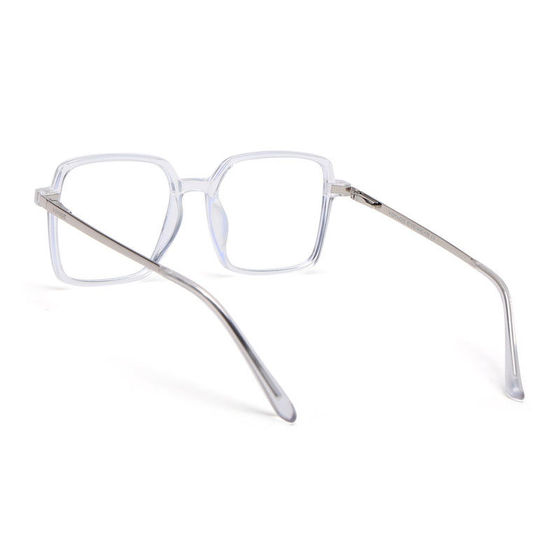 Voyage Transparent Wayfarer TR Clip-On Polarized Sunglasses for Men & Women (2183PMG4662-C2)