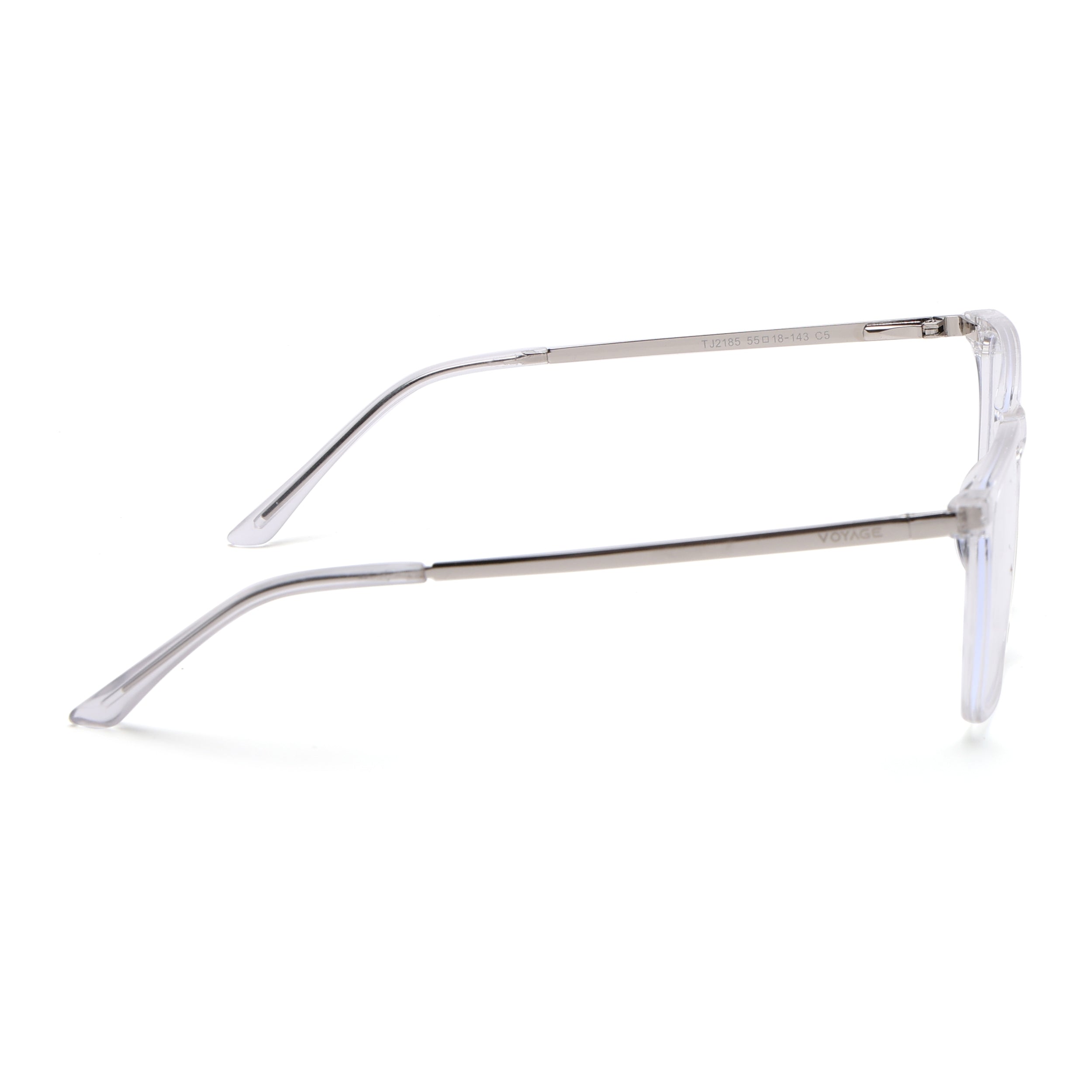 Voyage Transparent Wayfarer TR Clip-On Polarized Sunglasses for Men & Women (2185PMG4666-C2)