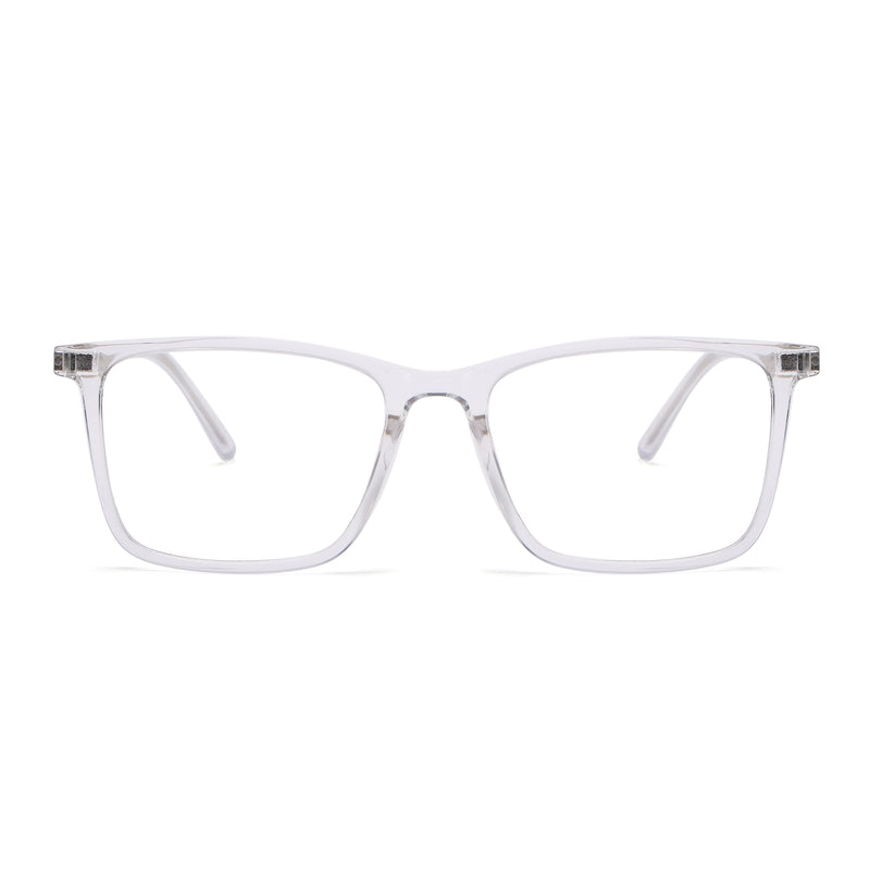 Voyage Transparent Wayfarer TR Clip-On Polarized Sunglasses for Men & Women (2185PMG4666-C2)