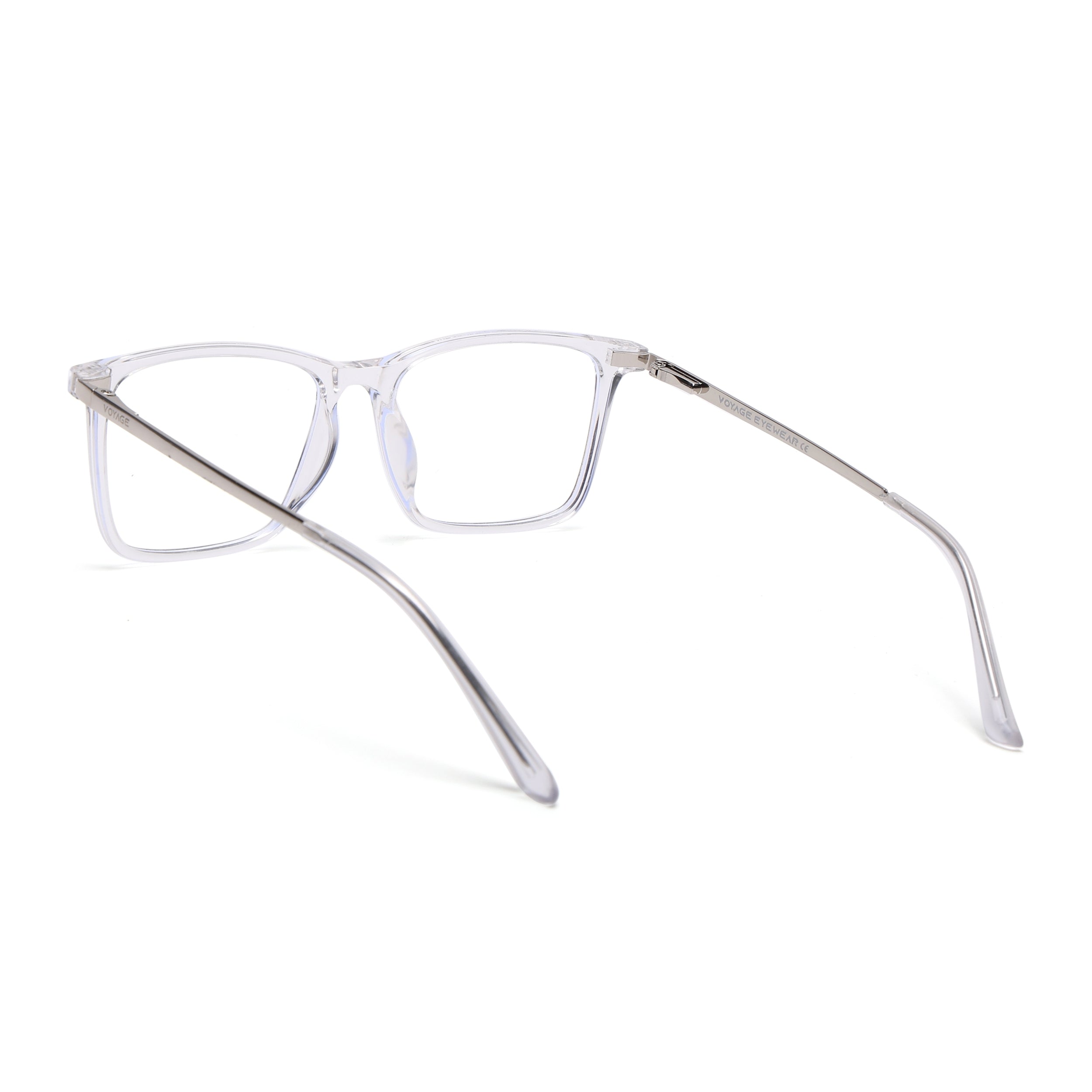 Voyage Transparent Wayfarer TR Clip-On Polarized Sunglasses for Men & Women (2185PMG4666-C2)