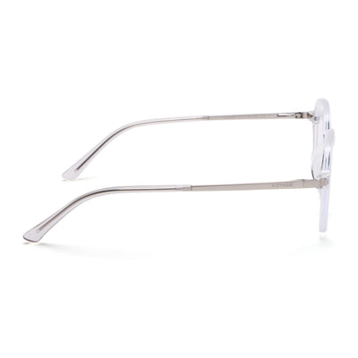 Voyage Transparent Wayfarer TR Clip-On Polarized Sunglasses for Men & Women (2187PMG4670-C2)